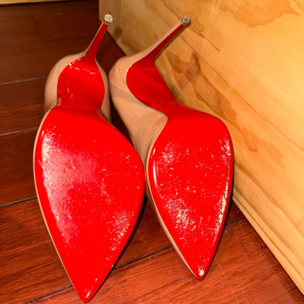 Christian Louboutin Nude Heels - Picture 4 of 6